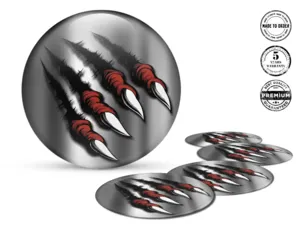 Silicone Sticker Custom Brand Quantum Prism